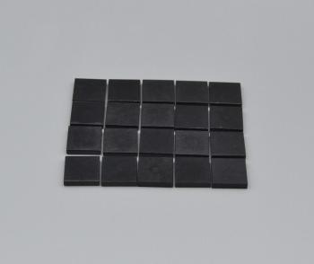 Preview: LEGO 20 x Kachel Fliese Platte schwarz Black Tile 2x2 with Groove 3068