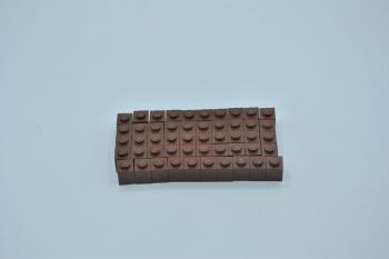 Mobile Preview: LEGO 50 x Basisstein Baustein rotbraun Reddish Brown Basic Brick 1x1
