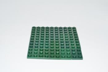 Preview: LEGO 20 x Basisplatte Bauplatte dunkelgrÃ¼n Dark Green Basic Plate 2x3 3021 