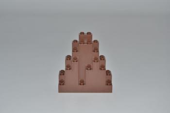 Preview: LEGO 1 x Fels Mauer rotbraun Reddish Brown Rock Panel 3x8x7 Triangular 6083