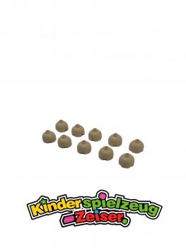 Preview: LEGO 10 x Rundstein Kuppel beige Tan Brick Round 2x2 Dome Top Hollow Stud 553c