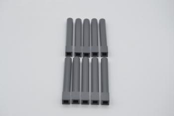 Preview: LEGO 10 x Pfeiler neues dunkelgrau Dark Bluish Gray Support 1x1x6 Solid 43888