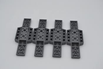 Preview: LEGO 4 x Fahrgestell neues dunkelgrau Dark Bluish Gray Base 4x12x3/4 52036