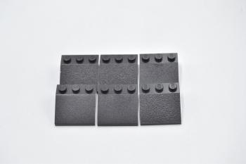 Preview: LEGO 6 x Dachstein SchrÃ¤gstein Dachziegel schwarz Black Slope 33 3x3 4161