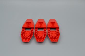 Preview: LEGO 6 x Keilstein rot Red Wedge 6x4 Triple Inverted with 2 Connections 4856a