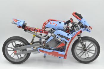 Preview: LEGO Set 42036 StraÃŸenmotorrad mit BA Street Motorcycle with instruction