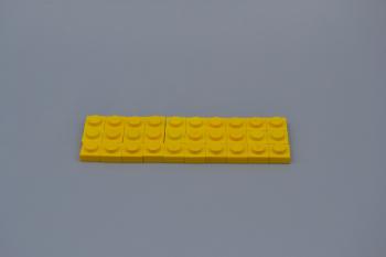 Preview: LEGO 30 x Basisplatte 1x1 gelb yellow basic plate 3024 302424