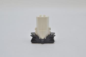 Preview: LEGO Motor lang weiÃŸ White Monorail Motor 9V with long Couplings 2684c01b