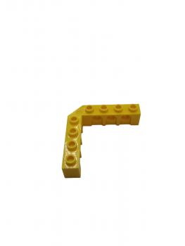 Preview: LEGO Winkel gelb Yellow Technic Brick 5x5 Right Angle 1x4-1x4 32555 