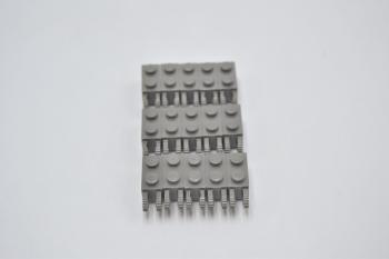 Preview: LEGO 15 x Rasterschanier alt dunkelgrau Dark Gray Hinge Brick 1x2 2 Finger 30365