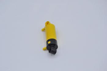 Preview: LEGO Kolben Zylinder gelb Yellow Pneumatic Cylinder with 2 Inlets 48mm 47224c01