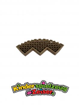 Preview: LEGO Viertelkreis Segment dunkelbeige Dark Tan Round Corner 10x10 58846