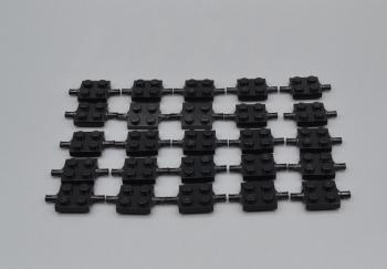 Preview: LEGO 25 x Achse schwarz 2x2 Achsplatte Platte black axis plate 4600 460026