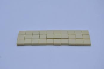 Preview: LEGO 30 x Fliese Kachel mit Rille beige Tan Tile 1x1 with Groove 3070b