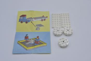 Preview: LEGO Set 402 Plattenspieler weiÃŸ mit BA White Turntables with instruction