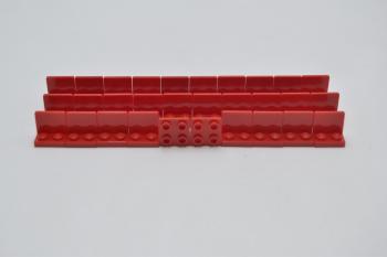 Preview: LEGO 30 x Snot Konverter Winkelplatte rot Red Bracket 1x2-2x2 Inverted 99207