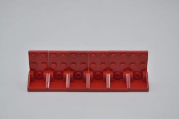 Preview: LEGO 6 x Space Sitz Winkel rot Red Bracket 3x2-2x2 Inverted Space Seat 4598