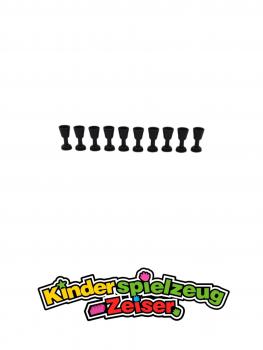 Preview: LEGO 10 x Kelch Becher Pokal schwarz Black Utensil Goblet 2343