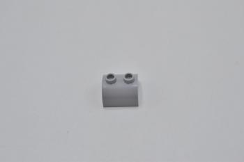 Preview: LEGO Bogenstein neuhell grau Light Bluish Gray Slope Curved 2x2x1 Double 30165