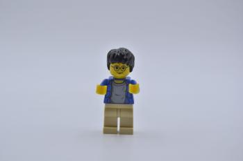 Preview: LEGO Figur Minifigur Harry Potter Harry mit Pulli blau hp004 aus 4708 4714