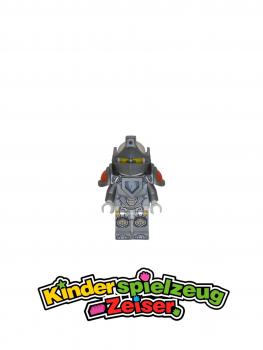 Preview: LEGO Figur Minifigur Minifigures NEXO KNIGHTS Lance Flat Silver Visor nex001