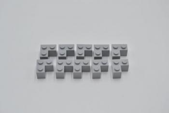 Preview: LEGO 10 x Eckstein neuhell grau Light Bluish Gray Brick 2x2 Corner 2357 4211349