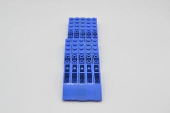 Preview: LEGO 15 x Dachstein invers blau Blue Slope Curved 6x1 Inverted 42023 4160407