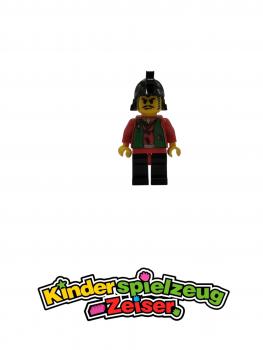 Preview: LEGO Figur Minifigur Minifigures Minifigs Ninja Robber Green cas053 