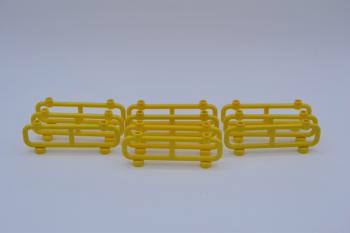 Preview: LEGO 10 x Zaun ZÃ¤une Absperrungen gelb Yellow Fence Bar 1x8x2 2486