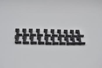 Preview: LEGO 20 x Kurbelverbinder schwarz Black Technic Liftarm Modified Crank 33299