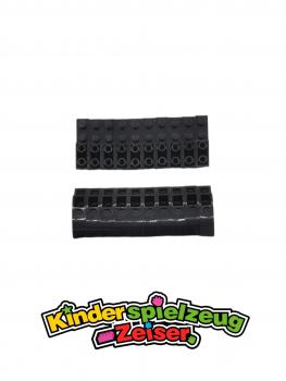 Preview: LEGO 20 x SchrÃ¤gstein gebogen schwarz Black Slope Curved 4x1 Inverted 13547