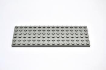 Preview: LEGO Basisplatte althell grau Light Gray Basic Plate 6x16 3027 4160991
