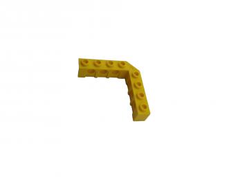 Preview: LEGO Winkel gelb Yellow Technic Brick 5x5 Right Angle 1x4-1x4 32555 