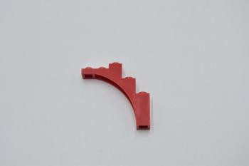 Preview: LEGO 1 x Bogenstein rot Red Brick Arch 1x5x4 Irregular Bow 76768