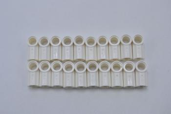 Preview: LEGO 20 x Verbinder weiÃŸ White Technic Axle and Pin Connector Angled #1 32013