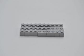 Preview: LEGO 30 x Basisstein Baustein neuhell grau Light Bluish Gray Brick 1x1 3005