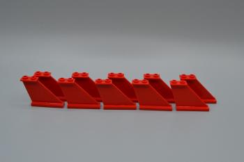 Preview: LEGO 10 x Leitwerk HeckflÃ¼gel FlÃ¼gel rot Red Tail 4x1x3 2340