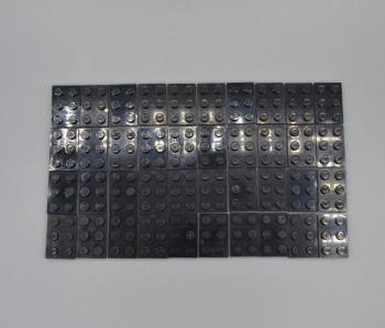 Mobile Preview: LEGO 40 x Basisplatte 2x3 schwarz black basic plate 3021 302126