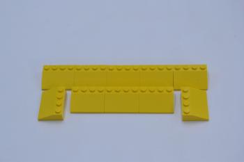 Preview: LEGO 10 x Dachstein SchrÃ¤gstein Dachziegel gelb Yellow Slope 33 3x4 3297
