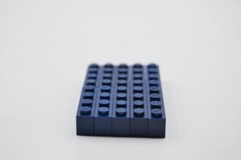 Preview: LEGO 10 x Basisstein dunkel blau Dark Blue Basic Brick 1x4 3010 4264569