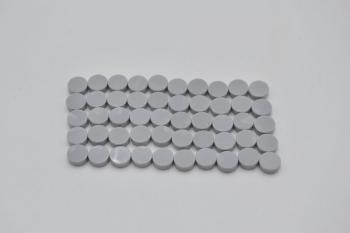 Preview: LEGO 50 x Fliese rund neuhell grau Light Bluish Gray Tile Round 1x1 98138