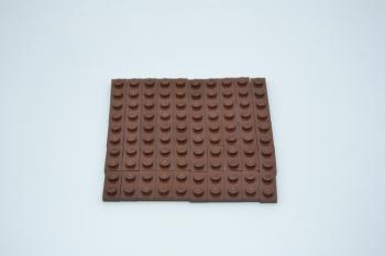 Preview: LEGO 50 x Basisplatte 1x2 rotbraun reddish brown basic plate 3023 4211150