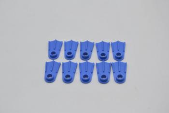 Preview: LEGO 10 x Schwimmflosse blau Blue Minifigure Footgear Flipper 2599a