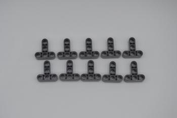 Preview: LEGO 10 x T-StÃ¼ck neues dunkelgrau Dark Bluish Gray Technic Liftarm 3x3 60484