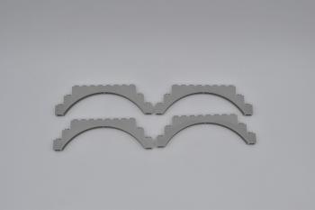 Preview: LEGO 4 x Bogenstein Burg Tor althell grau Light Gray Brick Arch 1x12x3 6108