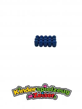 Preview: LEGO 15 x Stein rund geschlossen blau Blue Brick Round 1x1 Solid Stud 3062a