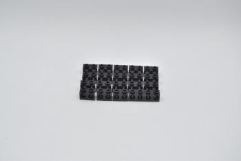 Mobile Preview: LEGO 20 x Technik Technic Lochstein schwarz 1x2 2 Löcher black hole brick 32000 