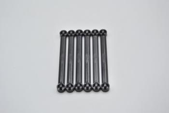 Preview: LEGO 6 x Stabilisator Strebe schwarz Black Technic Link 1x9 32293