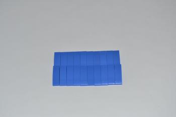 Preview: LEGO 20 x Bogenstein abgerundet blau Blue Slope Curved 3x1 50950