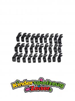 Preview: LEGO 30 x Arm Mechanik schwarz Black Arm Mechanical Bionicle Thick 98313